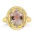 3.52ct Tourmaline Rings with 0.12tct Diamond set in 18K Yellow Gold