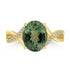 2.87ct Tourmaline Rings with 0.1tct Diamond set in 18K Yellow Gold