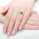 3.1ct Tourmaline Rings with 0.1tct Diamond set in 18K Yellow Gold
