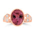 2.98ct Tourmaline Rings with 0.24tct Diamond set in 18K Rose Gold