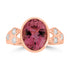 2.98ct Tourmaline Rings with 0.24tct Diamond set in 18K Rose Gold