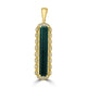4.9ct Tourmaline Pendants with 0.2tct Diamond set in 18K Yellow Gold