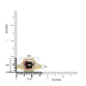 2.89ct Tourmaline Rings with 0.45tct Diamond set in 18K Yellow Gold