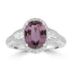 2.64ct Unheated Sapphire Rings with 0.543tct Diamond set in 18K White Gold