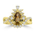 1.915ct Sapphire Rings with 0.525tct Diamond set in 18K Yellow Gold