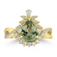 1.936ct Sapphire Rings with 0.519tct Diamond set in 18K Yellow Gold
