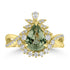 1.936ct Sapphire Rings with 0.519tct Diamond set in 18K Yellow Gold