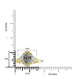 2.05ct Sapphire Rings with 0.533tct Diamond set in 18K Yellow Gold