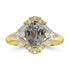2.05ct Sapphire Rings with 0.533tct Diamond set in 18K Yellow Gold