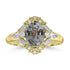 2.05ct Sapphire Rings with 0.533tct Diamond set in 18K Yellow Gold