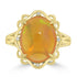 4.81ct Opal Rings with 0.026tct Diamond set in 14K Yellow Gold