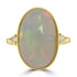 8.2ct Opal Rings with 0.028tct Diamond set in 14K Yellow Gold