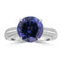 5.68ct Tanzanite Rings with 0.12tct Diamond set in 14K White Gold
