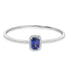 6.17ct Tanzanite Bangles with 0.963tct Diamond set in 18K White Gold
