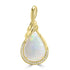 6.85ct Opal Pendants with 0.107tct Diamond set in 18K Yellow Gold