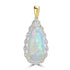 5.98ct Opal Pendants with 0.264tct Diamond set in 18K Two Tone Gold