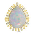 8.26ct Opal Rings with 0.124tct Diamond set in 18K Yellow Gold