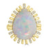 8.26ct Opal Rings with 0.124tct Diamond set in 18K Yellow Gold