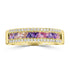 0.603ct Sapphire Rings with 0.17tct Diamond set in 18K Yellow Gold