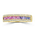 0.667ct Sapphire Rings with 0.195tct Diamond set in 18K Yellow Gold
