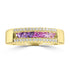 0.358ct Sapphire Rings with 0.124tct Diamond set in 18K Yellow Gold
