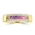 0.358ct Sapphire Rings with 0.124tct Diamond set in 18K Yellow Gold