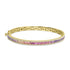 2.58ct Sapphire Bangles with 0.68tct Diamond set in 18K Yellow Gold