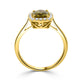 1.50ct Sapphire Rings with 0.22tct diamonds set in 14KT yellow gold
