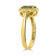 1.50ct Sapphire Rings with 0.22tct diamonds set in 14KT yellow gold