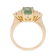 1.84ct Tourmaline Ring With 0.25tct Diamonds In 14K Yellow Gold