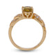 1.72ct Sapphire ring with 0.26tct Diamond accents set in 14K yellow gold