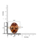 16.21ct Pink Zircon ring with 0.23tct diamonds set in 14kt rose gold