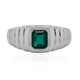 1.01ct Emerald ring set in 14K white gold