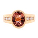 2.68ct Tourmaline Rings with 0.31ct diamonds set in 14K yellow gold