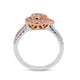 0.31Ct Pink Diamond Ring Wtih 0.26Tct Diamonds In 18K Two Tone Gold