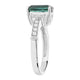 2.49ct Tourmaline Ring With 0.31tct Diamonds Set In 14kt White Gold