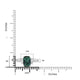2.49ct Tourmaline Ring With 0.31tct Diamonds Set In 14kt White Gold