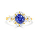 1.75ct Sapphire Ring with 0.62tct Diamonds set in 14K Yellow Gold