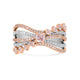 0.57ct Pink Diamond Ring with 0.42ct Diamonds set in 14K Two Tone