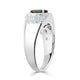 0.82ct Alexandrite Rings With 0.14tct Diamonds Set In Platinum 900 Platinum