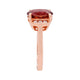 3.29Ct Tourmaline With 0.11Tct Diamonds In 14K Rose Gold Ring