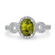 1.61ct Sphene Ring with 0.34tct Diamonds set in 14K White Gold