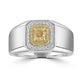 0.51ct  Diamond Rings with 0.27tct Diamond set in 18K Two Tone Gold