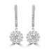 0.5tct Diamond Earring with 0.51tct Diamonds set in 950 Platinum