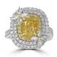 2ct Diamond Rings with 1.25tct Diamond set in 18K Two Tone Gold