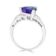 2.78Ct Tanzanite Ring With 0.07Tct Diamonds Set In 14Kt White Gold