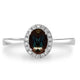 1ct Alexandrite Rings with 0.11tct Diamond set in 18K White Gold