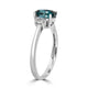 1.5ct Alexandrite Rings with 0.2tct Diamond set in 18K White Gold