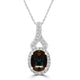 1.5ct Alexandrite Pendants with 0.15tct Diamond set in 18K White Gold