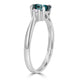 1.25ct Alexandrite Rings with 0.07tct Diamond set in 18K White Gold